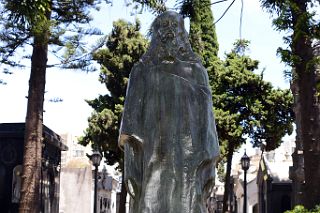 06 Cristo El Redentor Christ the Redeemer Designed By Sculptor Pedro Zonza Briano in 1914 Recoleta Cemetery Buenos Aires